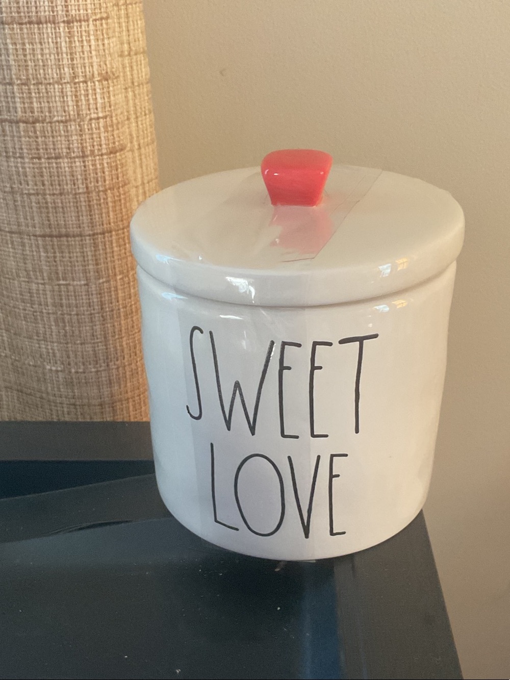 Rae Dunn Sweet Love small canister